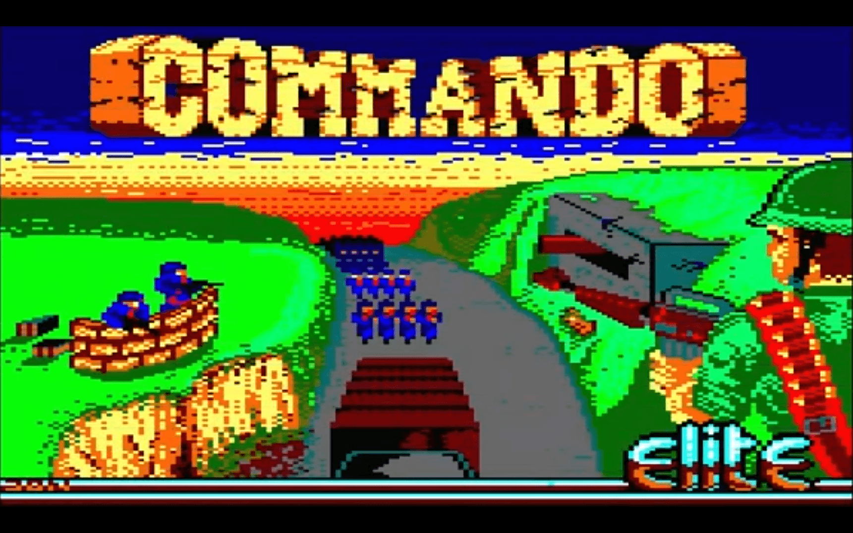 Amstrad Commando game