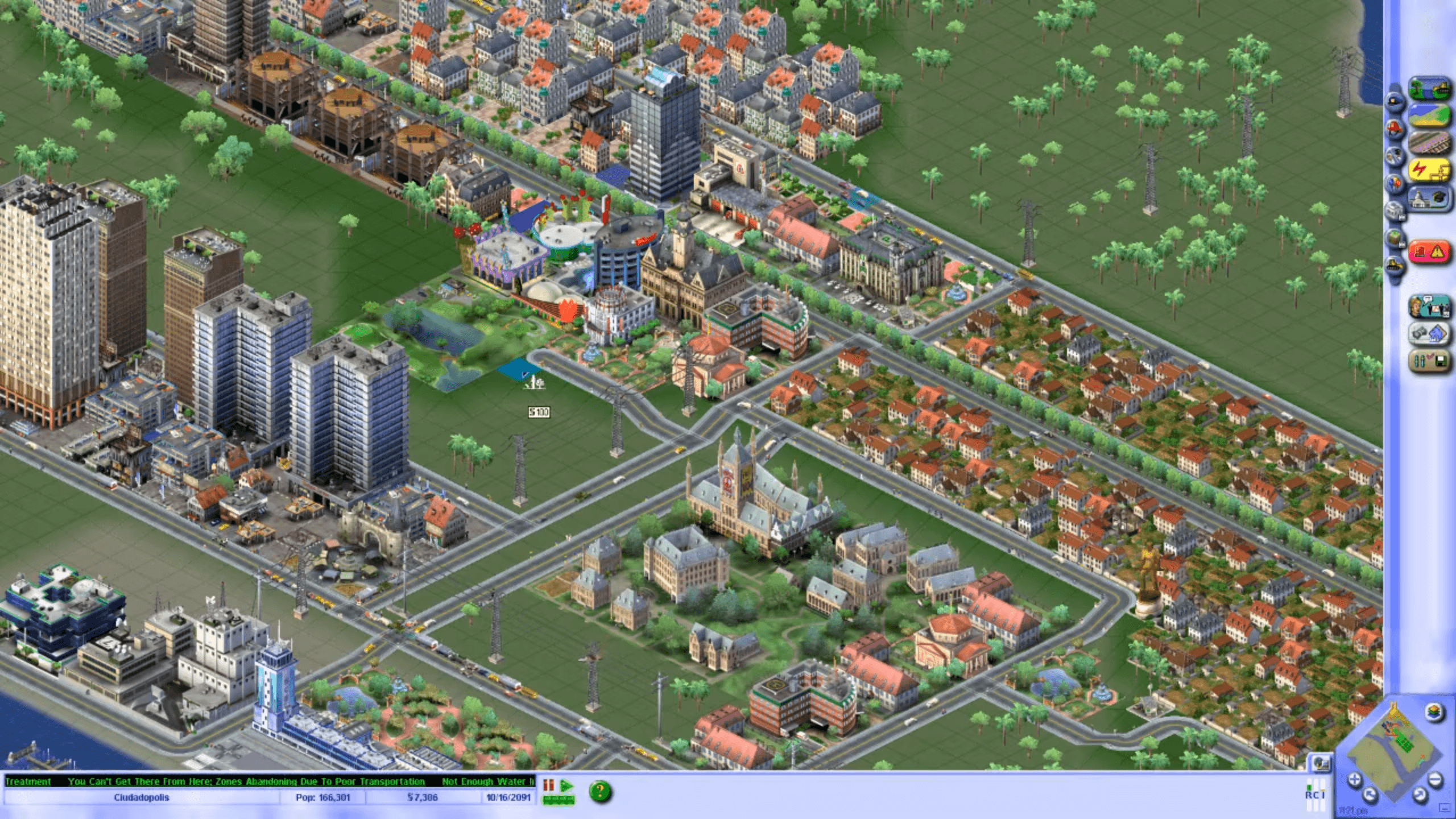 SimCity 3000 game